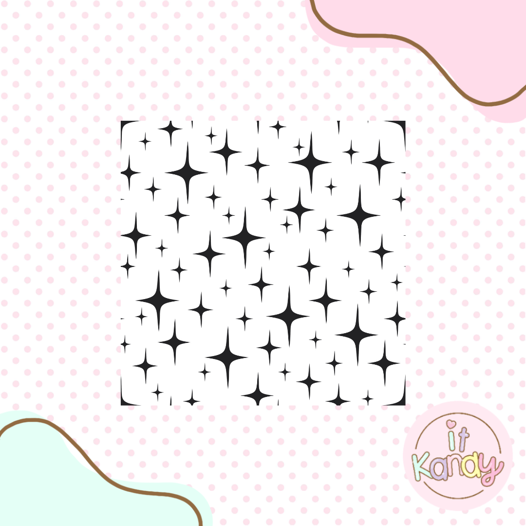 Stars pattern acrylic embosser