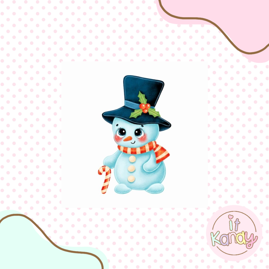 Snowman cookie cutter and stamp set