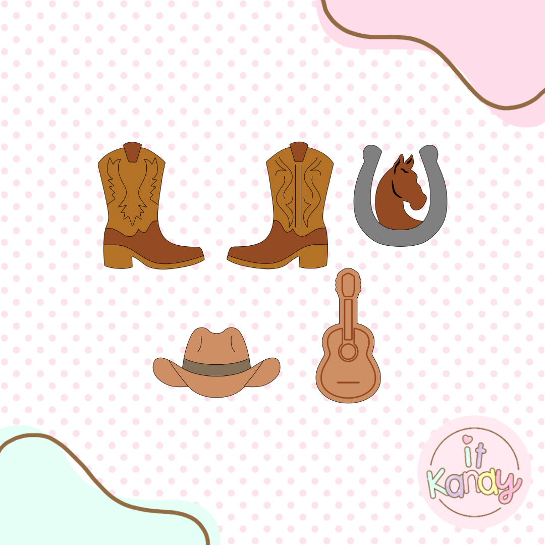 Cowboy multi pc cookie cutter kit