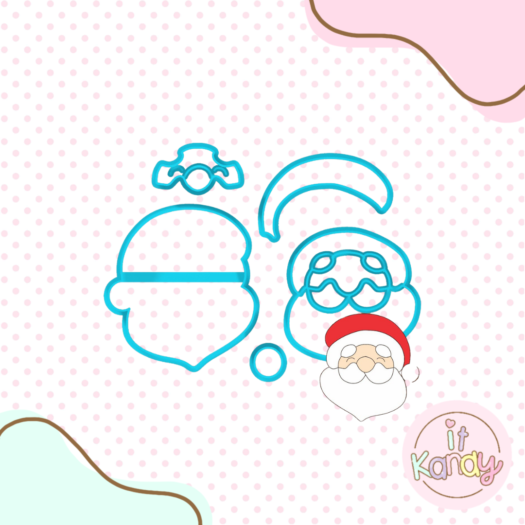 Santa Claus multi pc cookie cutter