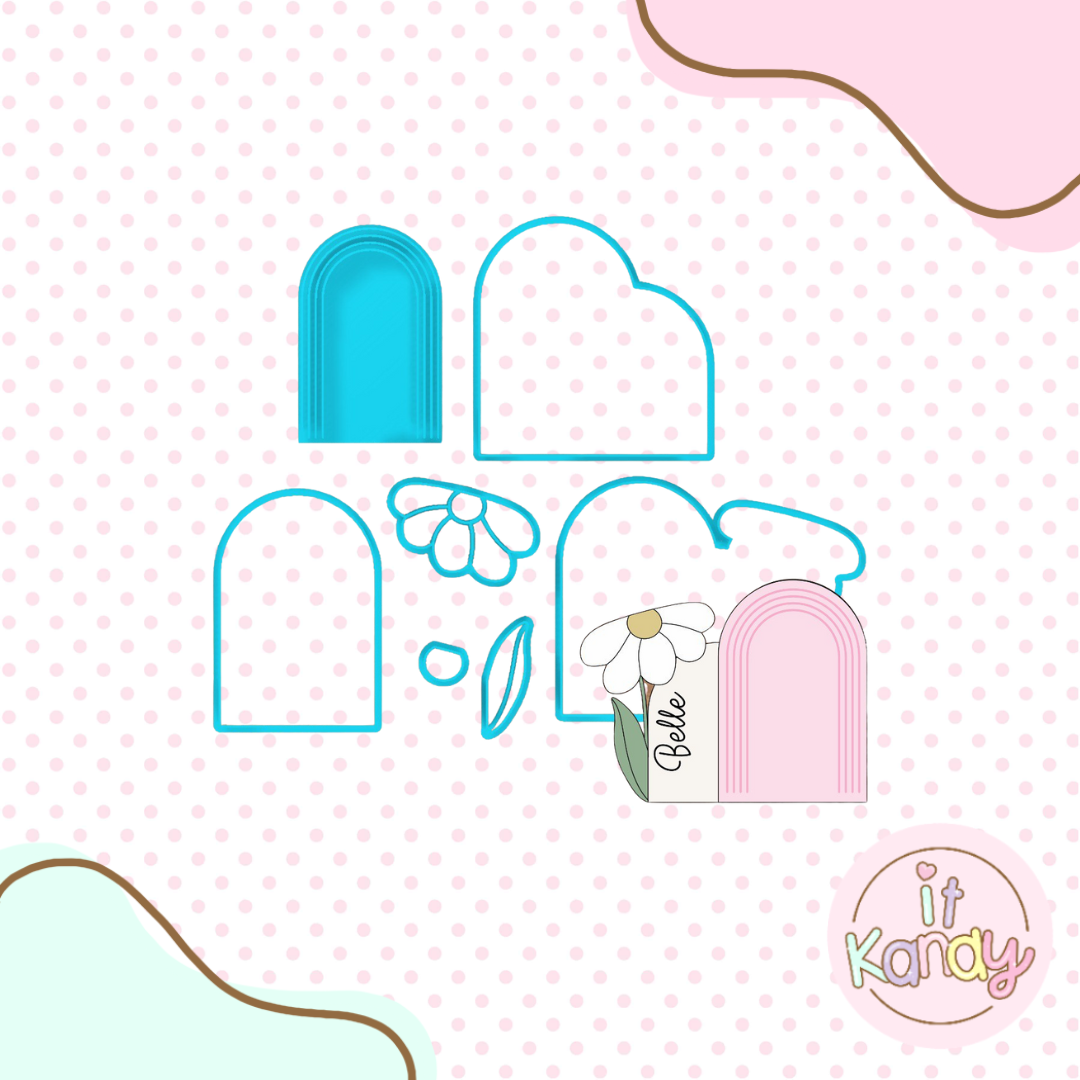 Flower frame multi pc cookie cutter