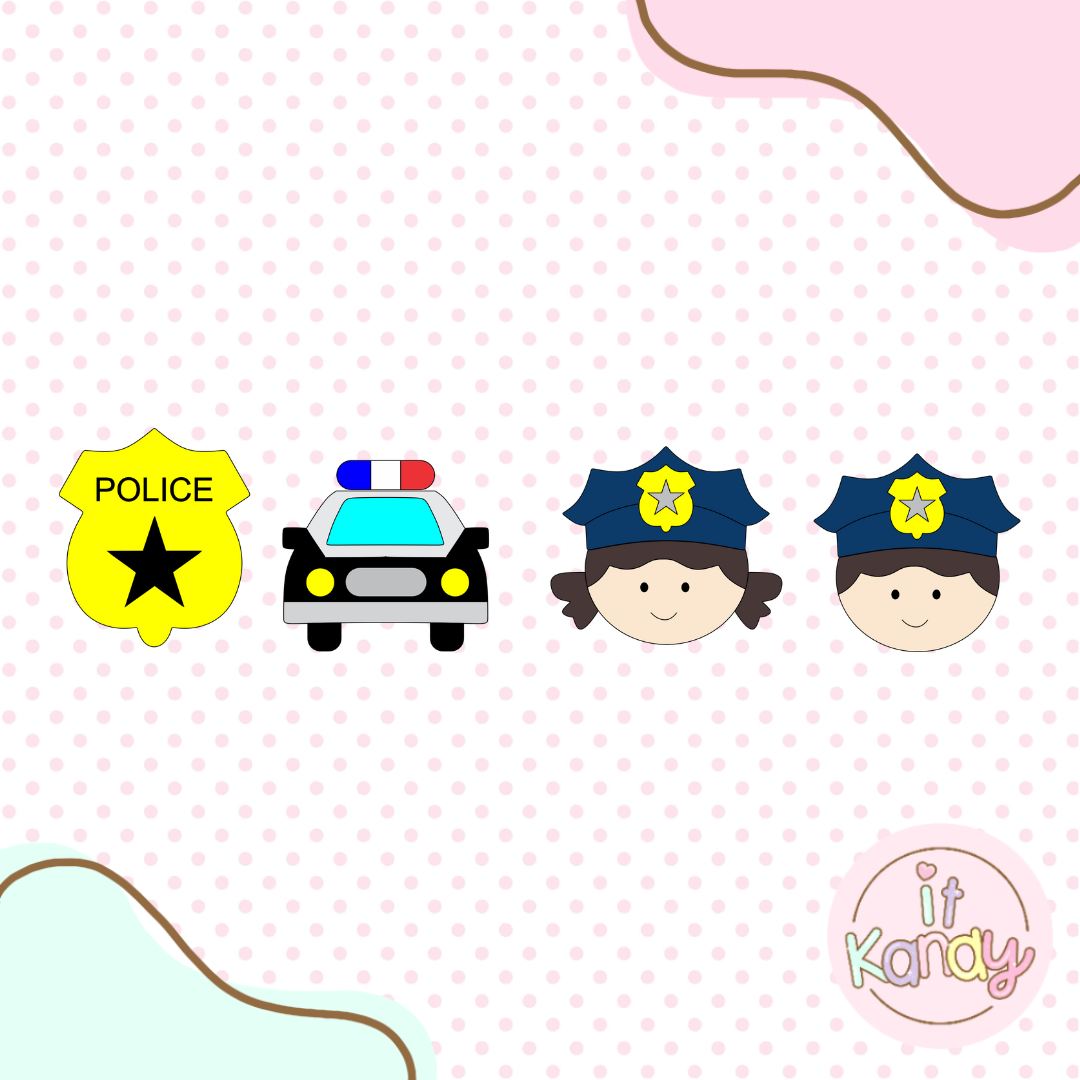 Police multi pc cookie cutter kit