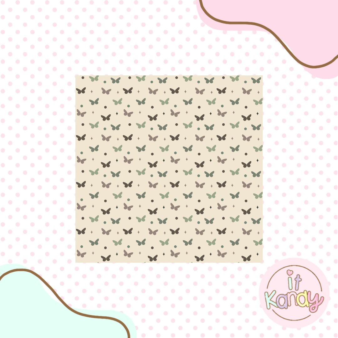 Butterflies pattern acrylic embosser