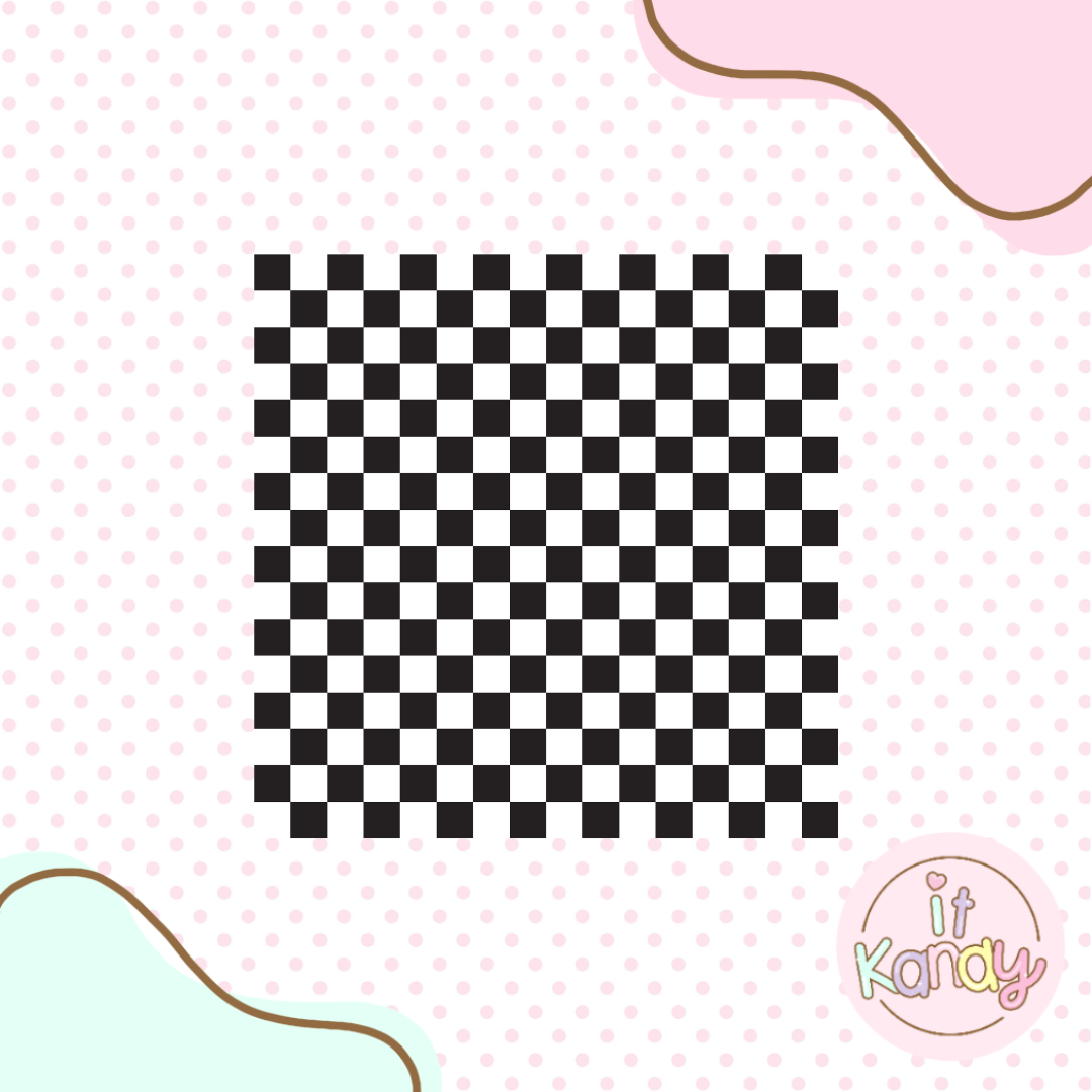 Checkered pattern acrylic embosser