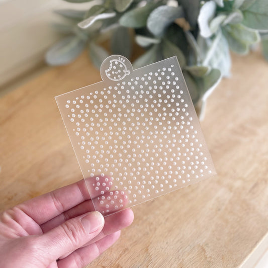 Dot pattern acrylic embosser
