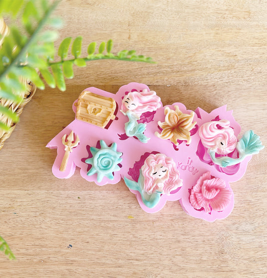 Small Mermaid Silicone Mold