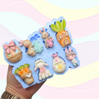 Large Easter Silicone Mold S2