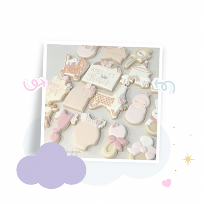 Baby rattle cookie cutter