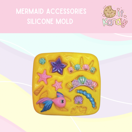 Mermaid accessories silicone mold