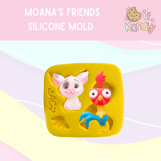 Moana's friend silicone mold
