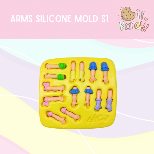 Arms silicone mold S1