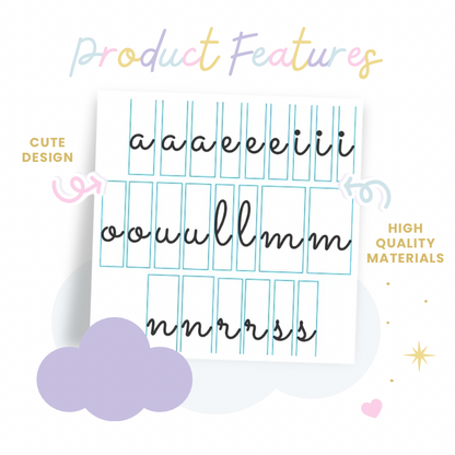 Font stamp set S3