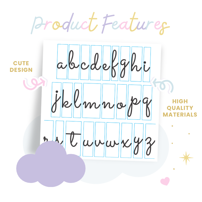 Font stamp set S3
