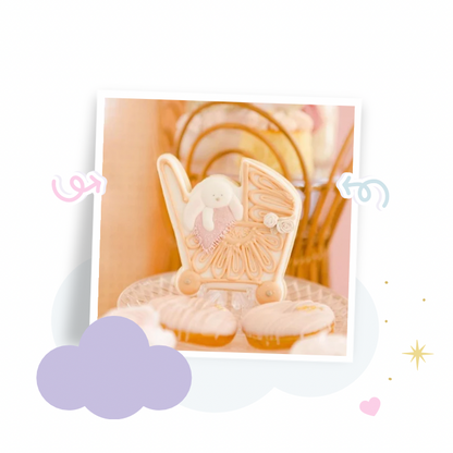 Baby boho stroller cookie cutter