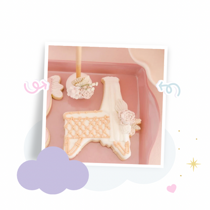 Baby boho crib cookie cutter