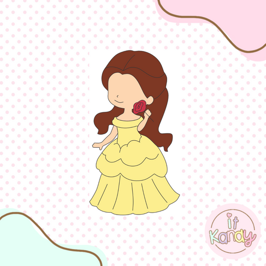 Belle inspired multi pc cookie cutter