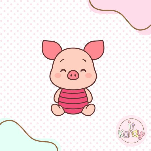 Baby piglet multi pc cookie cutter