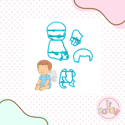 Angel boy multi pc cookie cutter