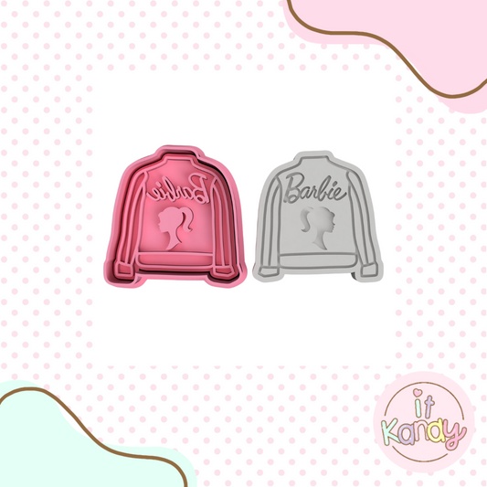 Barbie jacket cutter and stamp set