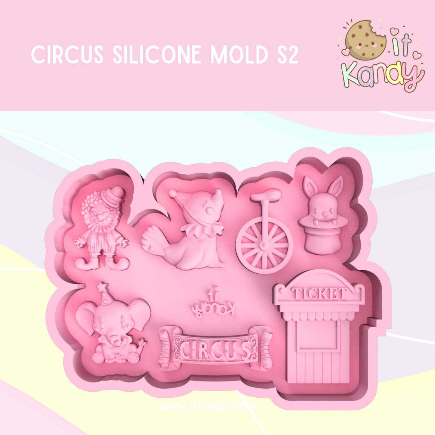 Small Circus Silicone Mold S2