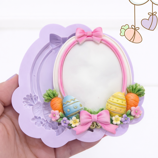 Ester Eggs Frame silicone mold