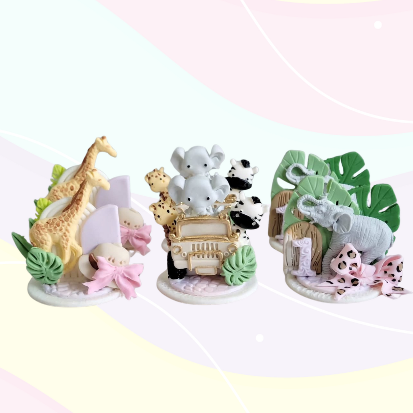 Large safari animals silicone mold