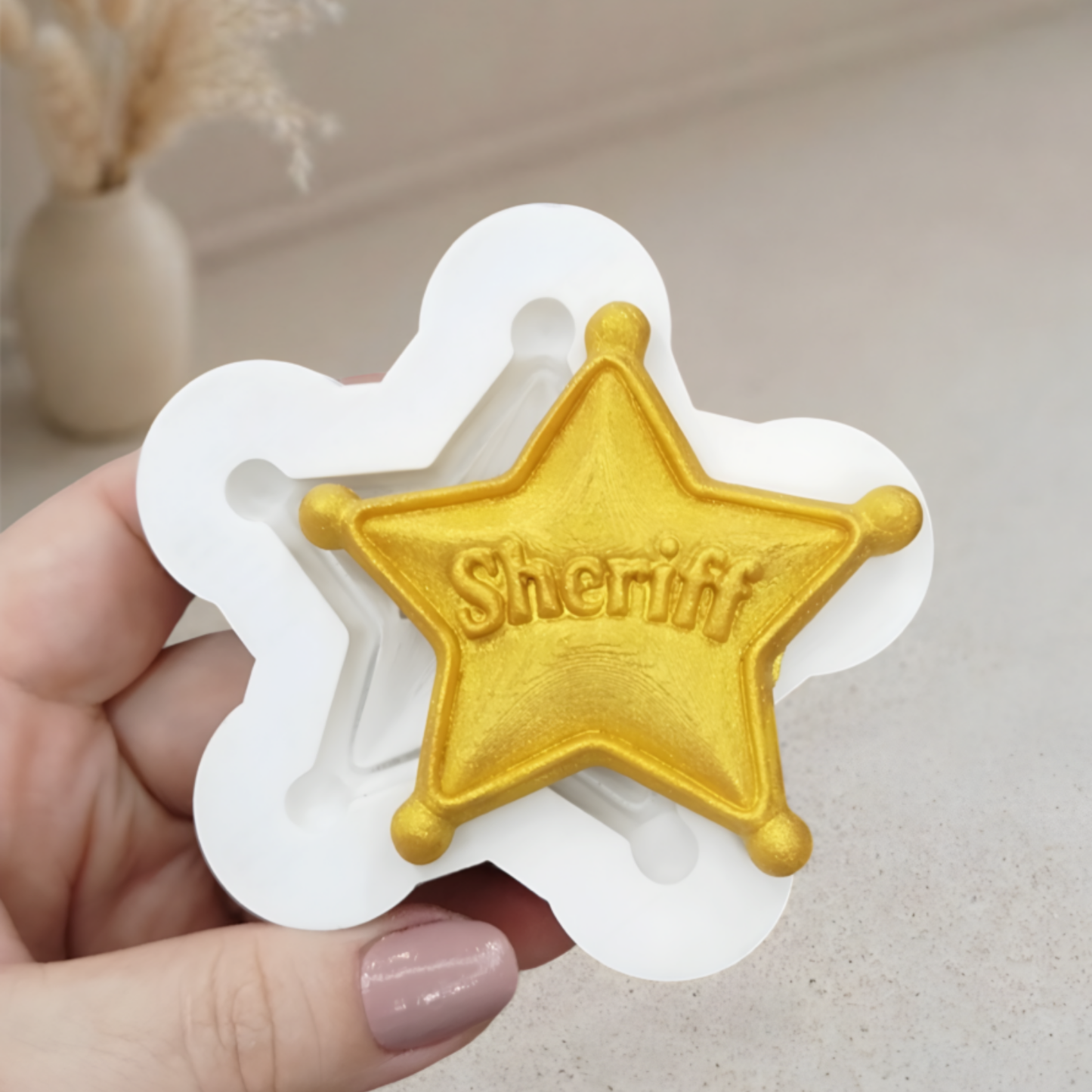 Sheriff badge Inspired Silicone Mold | PRE-ORDER