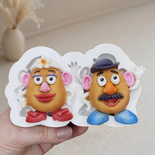 Mr & Mrs Potato head Inspired Silicone Mold | PRE-ORDER