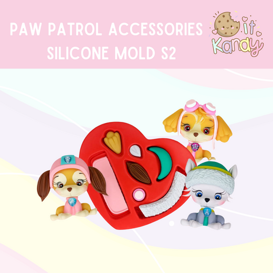 Paw patrol accessories silicone mold S2