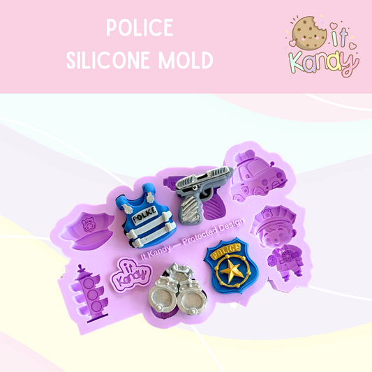 Small police Silicone Mold