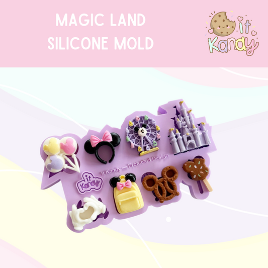 Large magic land Silicone Mold