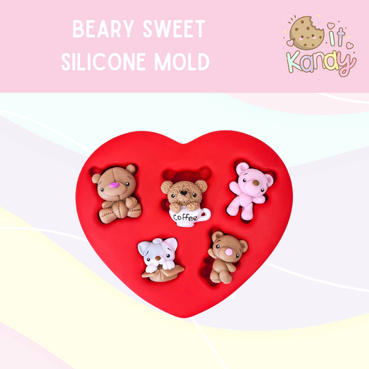 Beary sweet silicone mold
