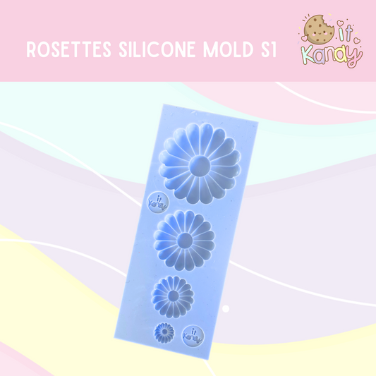 Rosettes Silicone Mold S1