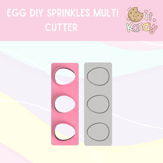 Egg diy sprinkles multi cutter