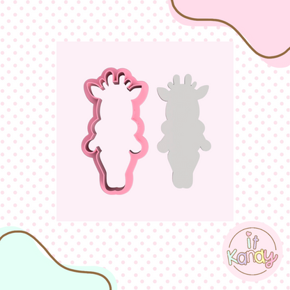 Baby deer stuffy cookie cutter