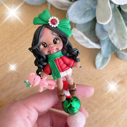 Christmas girl cookie scribe