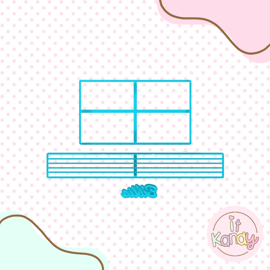 Book cover multi pc cookie cutter