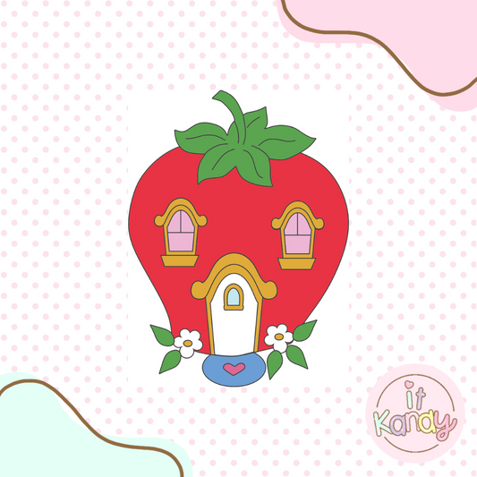 Strawberry house multi pc cookie cutter