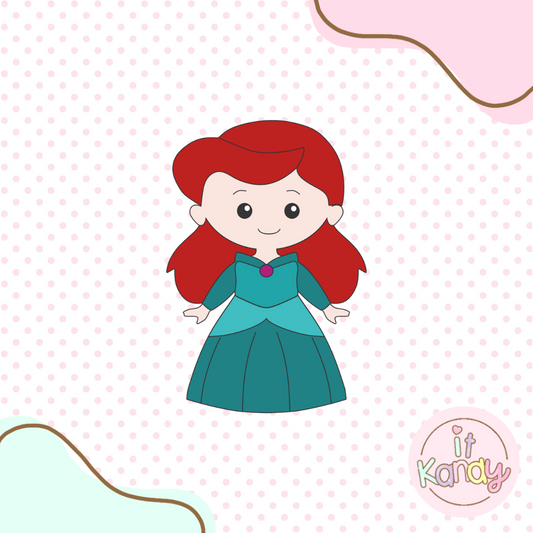 Ariel inspired multi pc cookie cutter S2