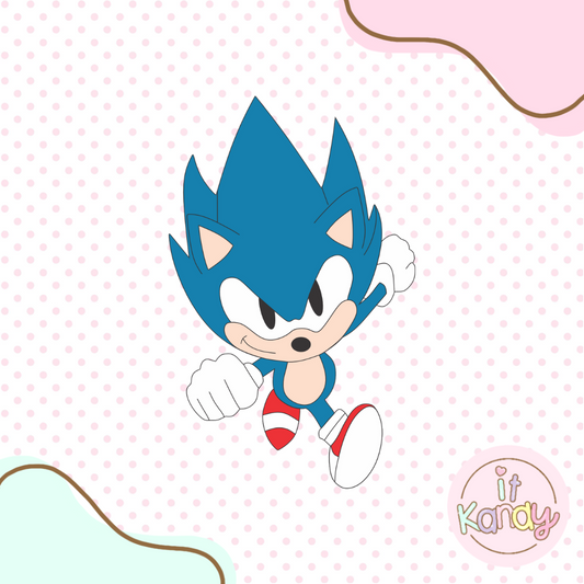 Sonic inspired multi pc cookie cutter