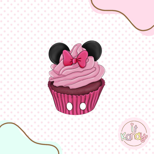 M mouse cupcake cookie cutter