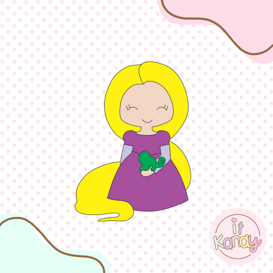 Rapunzel inspired multi pc cookie cutter S2