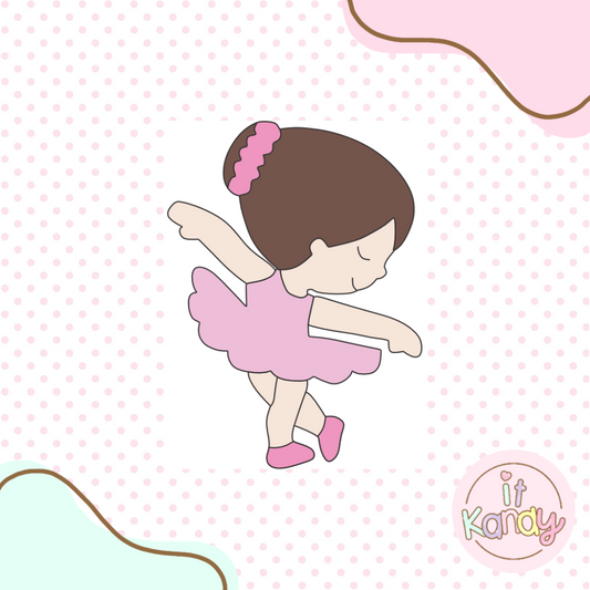 Ballerina multi pc cookie cutter