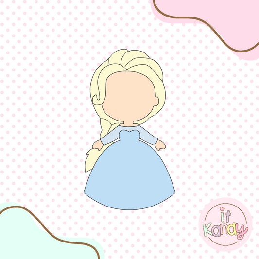 Elsa inspired multi pc cookie cutter