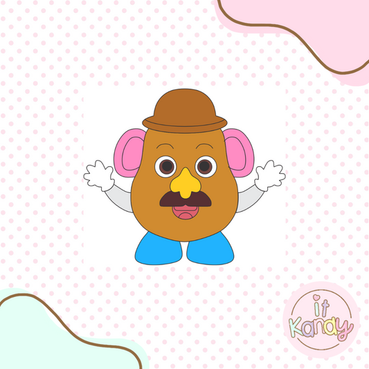 Mr. Potato head inspired multi pc cookie cutter