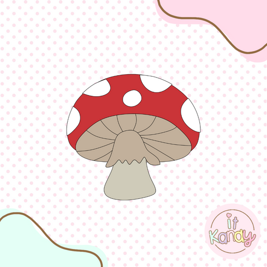 Mushroom multi pc cookie cutter