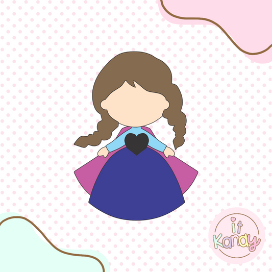 Anna inspired multi pc cookie cutter