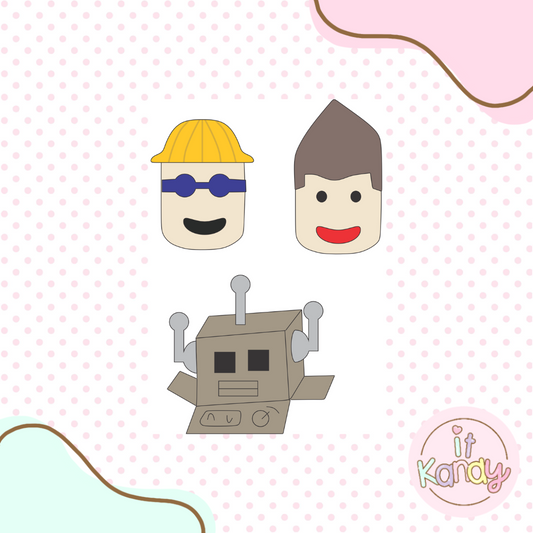 Roblox inspired multi pc cookie cutter kit S4