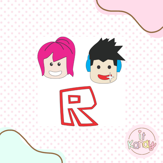 Roblox inspired multi pc cookie cutter kit S3
