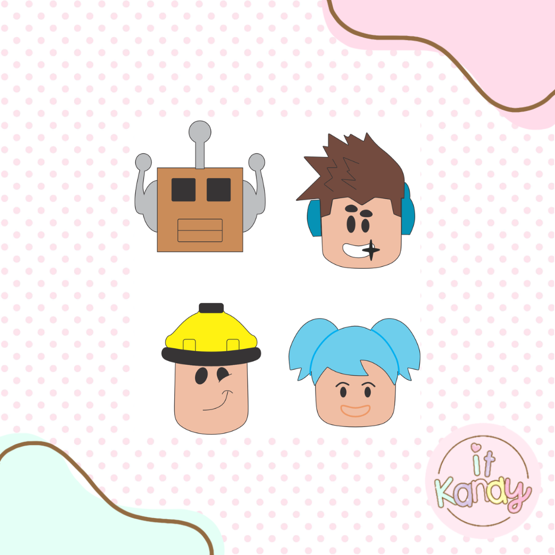 Roblox inspired multi pc cookie cutter kit S2